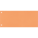 Trennstreifen 160g 105 x 240mm Karton gelocht, orange