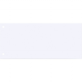 Trennstreifen 160g 105 x 240mm Karton gelocht, weiß