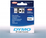 ORIGINAL Original Beschriftungsband Dymo 40913, 9mm x 7m, schwarz auf weiß