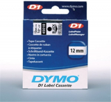 ORIGINAL Original Beschriftungsband Dymo 45010/D1, 12mm x 7m, schwarz auf transparent