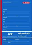 Formularblock Fahrtenbuch A5, 32 Blatt Herlitz beidseitig bedruckt (Nr. 602)