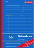 Formularblock Lieferschein A5 2x 40 Blatt Herlitz selbstdurchschreibend (Nr.204)
