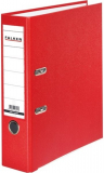 Ordner A4/8cm Plastiküberzug außen rot Falken PP-Color mit Kantenschutz