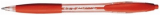 Kugelschreiber BIC Atlantis, rot schreibend (887133), Strichstärke: 0.4 mm (M)