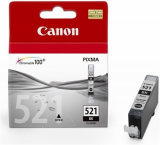 ORIGINAL Original Tinte Canon CLI-521BK, ca. 1.505 S., schwarz