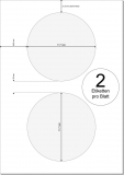 PRINTATION Papier-Etiketten Durchmesser 117mm 500xA4 à 2 Eti. für CDs