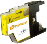 PRINTATION Printation Tinte ersetzt Brother LC-1240Y / LC-1280XLY, ca. 600 S., gelb
