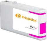 PRINTATION Printation Tinte ersetzt Epson T7013, ca. 3.400 S., magenta