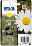 ORIGINAL Original Tinte Epson T1804 / 18, ca. 180 S., gelb, MHD abgelaufen