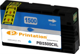 PRINTATION Printation Tinte ersetzt Canon PGI-1500XLC, ca. 1.020 S., cyan