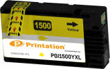 PRINTATION Printation Tinte ersetzt Canon PGI-1500XLY, ca. 780 S., gelb