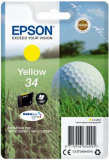 ORIGINAL Original Tinte Epson T3464 / 34, ca. 300 S., gelb