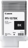 ORIGINAL Original Tinte Canon PFI-107BK, 130 ml, schwarz
