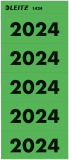Inhaltsschildchen Jahreszahlen 2024 selbstklebend Leitz grün 14240055