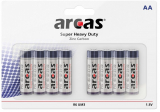 Batterien Mignon Arcas Super Heavy Duty, AA/LR06, (1,5 V-960mAh)