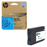ORIGINAL Original Tinte HP 937e (XL) / 4S6W6NE, ca. 1.650 S., cyan
