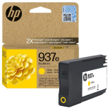 ORIGINAL Original Tinte HP 937e (XL) / 4S6W8NE, ca. 1.650 S., gelb